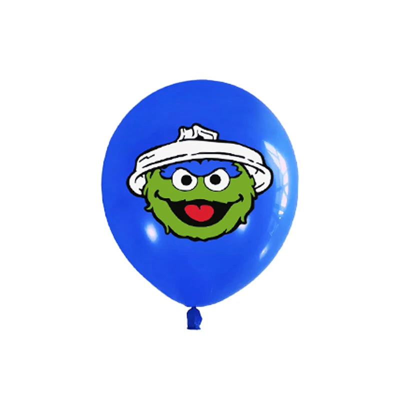 10pc 12Inch The New Sesame Street Latex Balloon Kids Birthday Party Decoration
