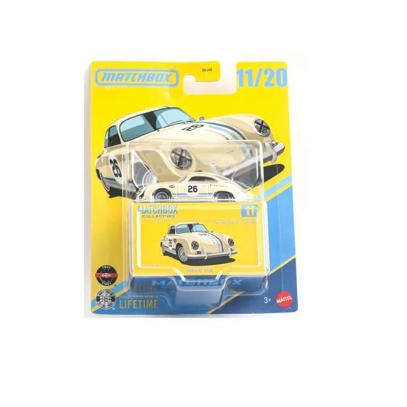 Matchbox GBJ48-F Series,Porsche 911/356 Totota MR2 Dodge Challenger Chevy,1:64 Diecast Model Car,Collector's Gift for Kids Toy