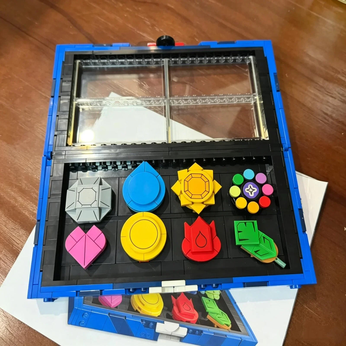 Kanto Region Badge Collection Model Popular Anime Building Blocks Diy Creative Assembly Bricks Toys Birthday Gifts