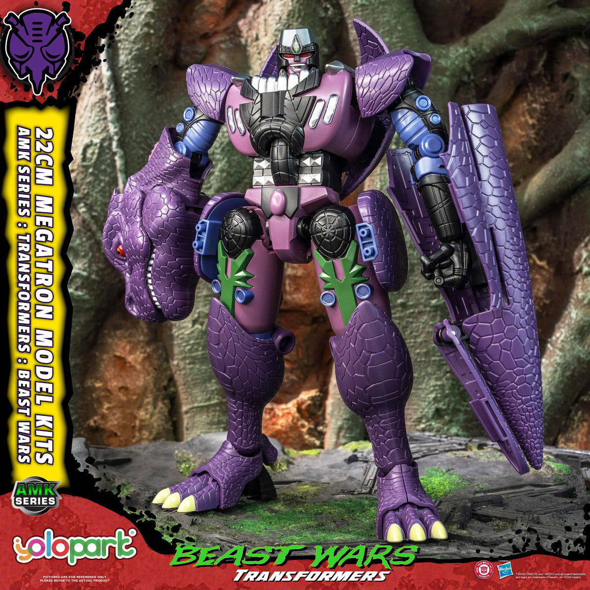 Yolopark Transfomer 22cm AMK Series BEAST WARS Megatron Model Kit toy Figure