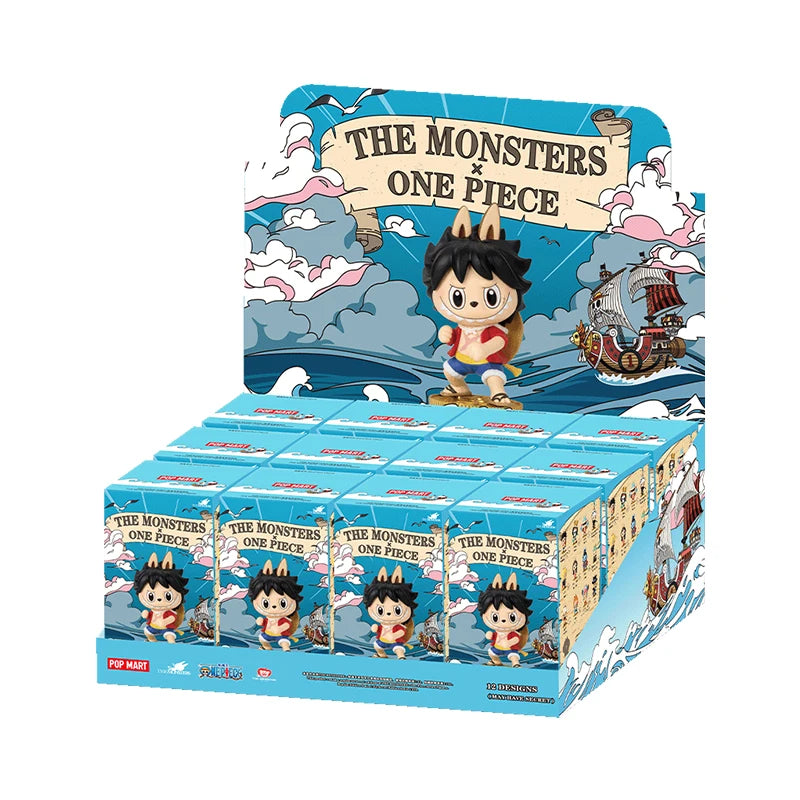 POP MART THE MONSTERS × One Piece Series Figures 1PC/12PCS Blind Box POPMART
