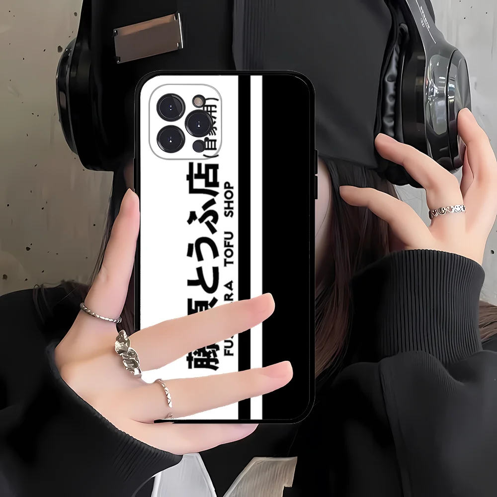 Initial D AE86 Cars Phone Case Silicone Soft for iphone 16 15 14 13 12 11 Pro Mini XS MAX Plus X Cover