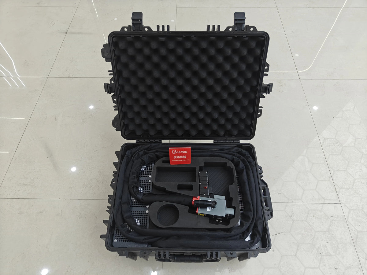 AccTek Portable Suitcase 500W Pulse Fiber Laser Cleaning Machine 200W Lazer Cleaner 300W Metal Rust Remove Paint Oil Remover