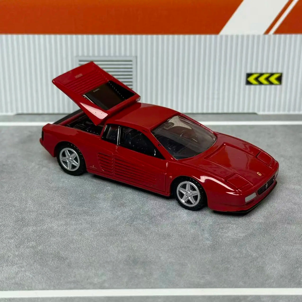 Takara Tomica Premium 08 Ferrari 512 TR Authentic Replica Diecast Car Vintage Supercar Alloy Vehicle Hobby Collectible Ornament