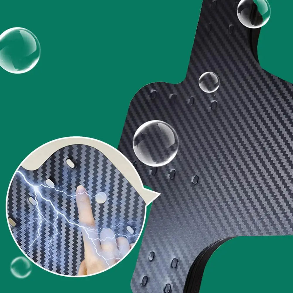 Mountain Bicycle Fenders Plastic carbon fiber Colorful Front /rear Bike Mudguard Mtb Bike Wings Mud Guard Cycling Accessories 