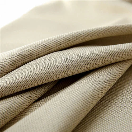 Luxury Cotton Linen Thickened Blackout Curtains for Living Room Bedroom Custom 310cm High Window Drapes Elegant Room Darkening