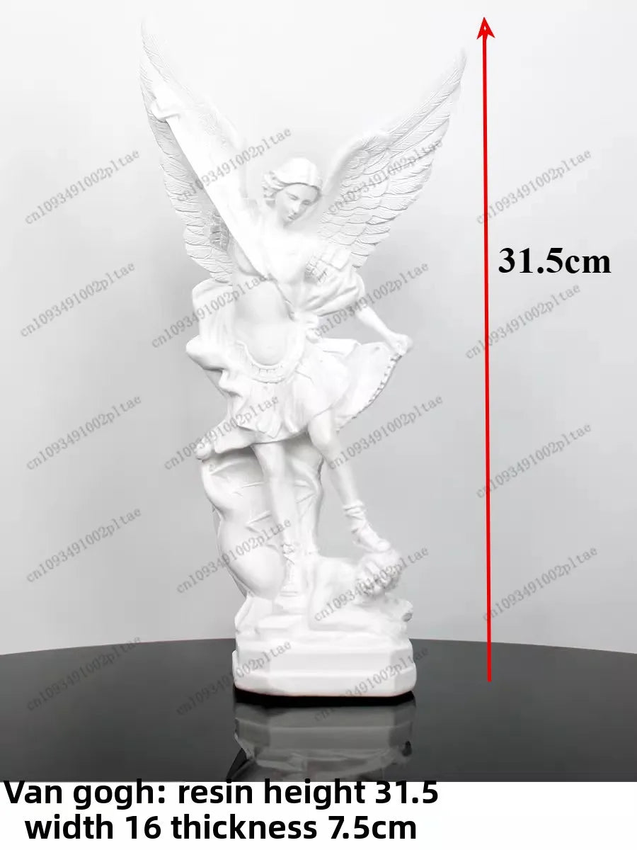 Archangel Michael St. Michael Sculpture Ornament Home Decoration Resin Crafts Statue Ornament