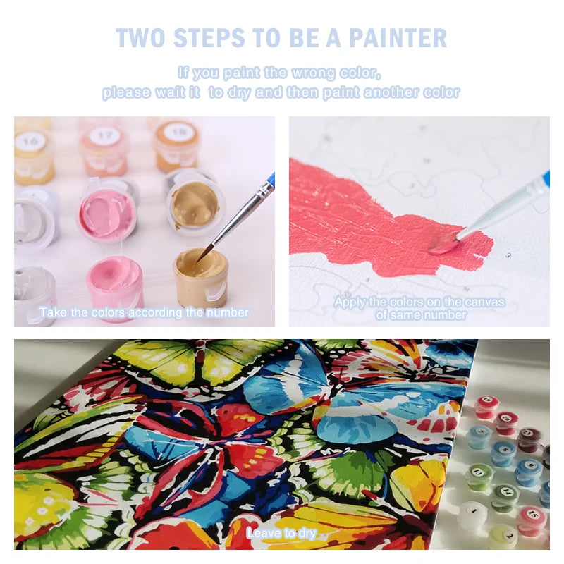 Photo Custom DIY Painting By Numbers Digital Oil Painting For Beginners Coloring By Numbers HandPainted Valentine's Day Present