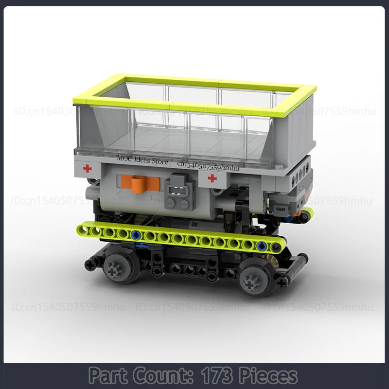 Train Module GBC Railway System MOC Building Blocks Motor Machine Sports Ball Technology Bricks DIY Assembly Toys Xmas Gifts