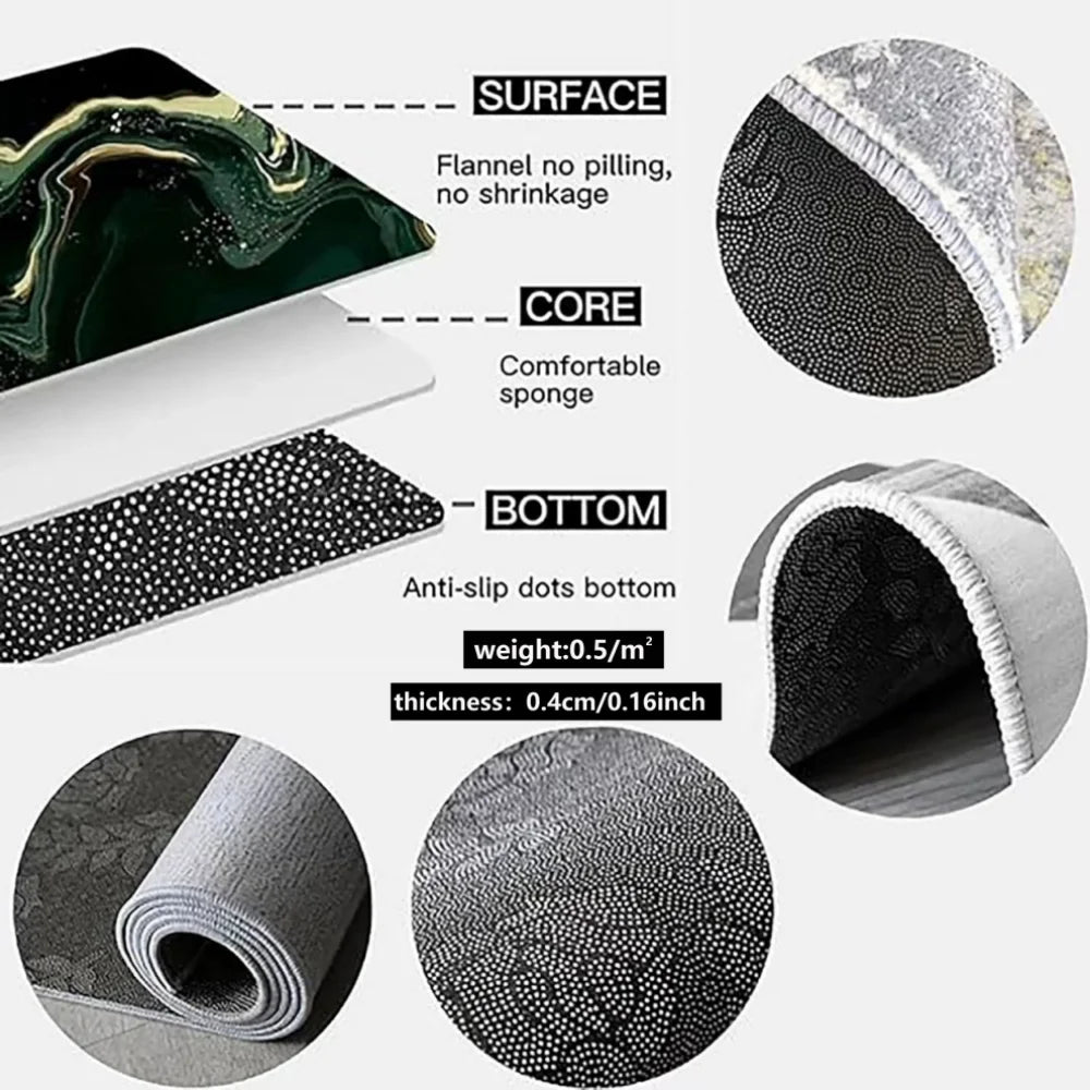 VIKAMA Motorcycle Garage Mat Repair Shop Workshop Mat Washable Walkable Bedroom Carpet Motorcycle Display Mat Home Decoration