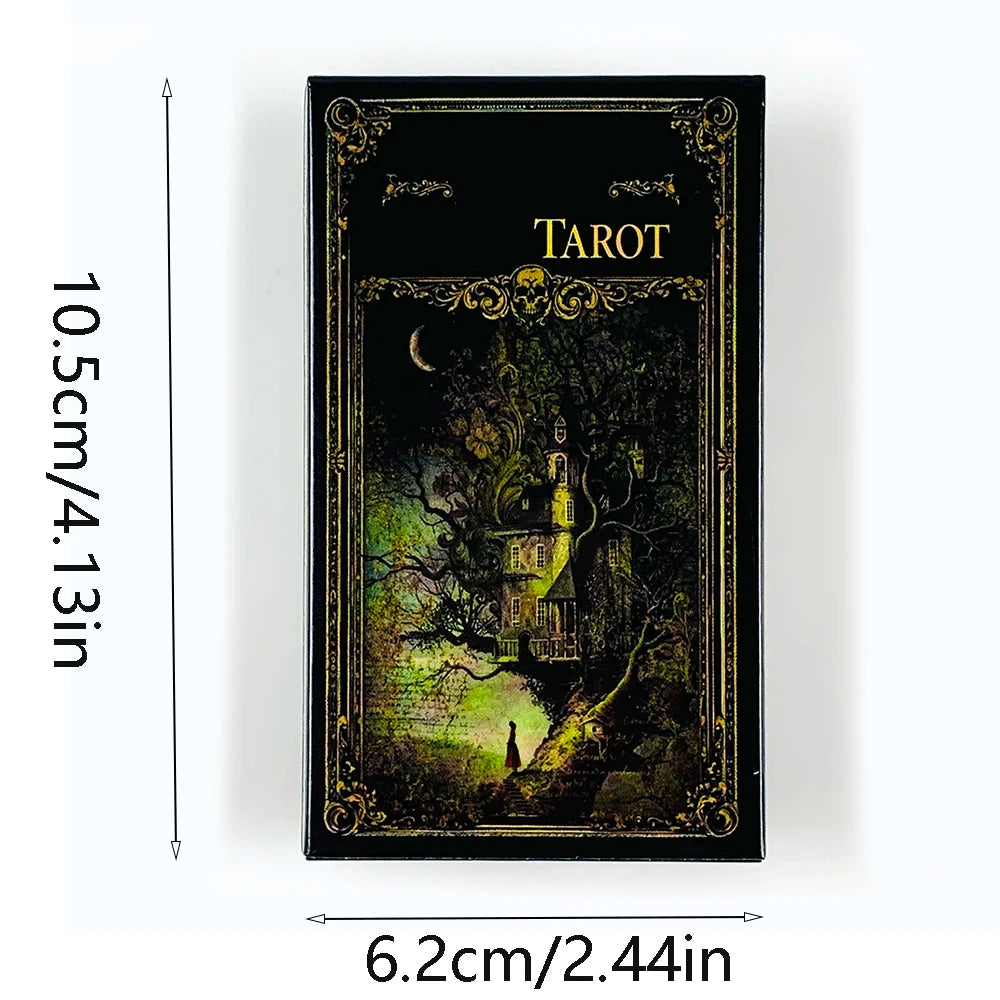 New Grim Tales Tarot Cards 78 Tarot Deck English Version Mysterious Divination Edition Board Game, Meditation & Party Games