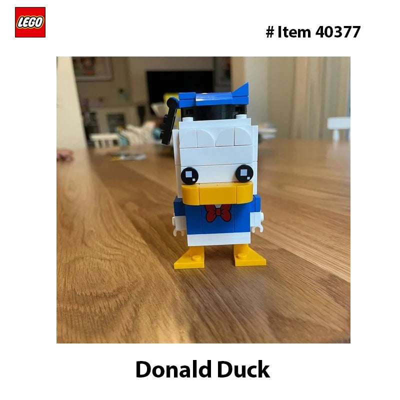 LEGO® 40377 Fans of LEGO BrickHeadz™ and classic characters will love this model of Donald Duck 90 PCS