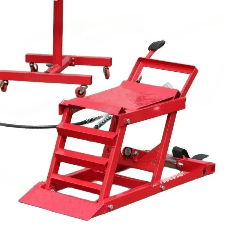 Automobile mobile scissor lift Small scissor pneumatic lift Platform Auto repair Hydraulic for vehicles