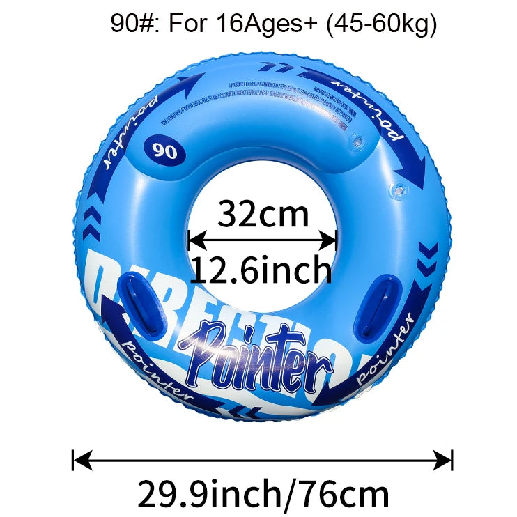 Double Balloon Inflatable Swimming Ring,Beach toys Pool Floaties for Adults,Swim Inner Tube for Pool