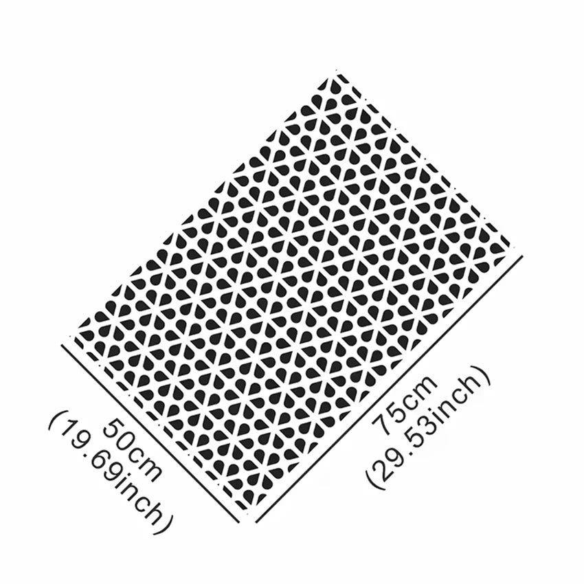 Car Side Window Honeycomb Matte Black Sticker For Triangular Window Decoration Vinyl Sticker Universal All Vehicle Accessories