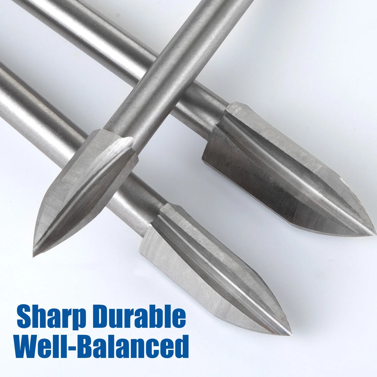 Wood Carving Drill Bits Set for Dremel Rotary Tool with 1/4” Shank for DIY Carving Drilling Micro Sculpture