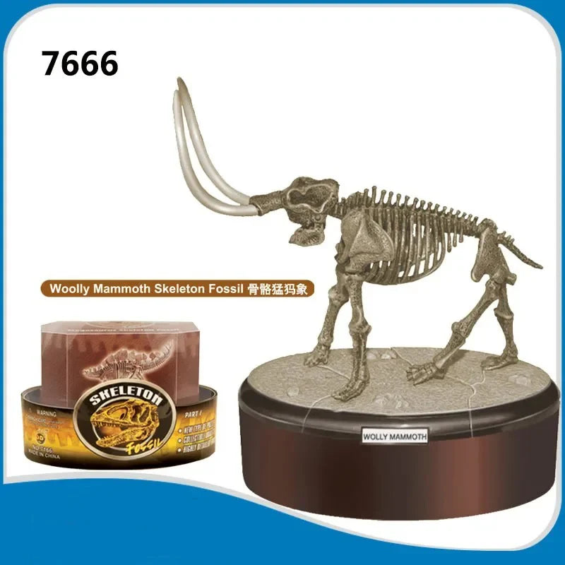 Assemble Dinosaur Bones Triceratops Skeleton Fossil Mammoth Mammuthus Assembled Tyrannosaurus Rex Puzzles Toys