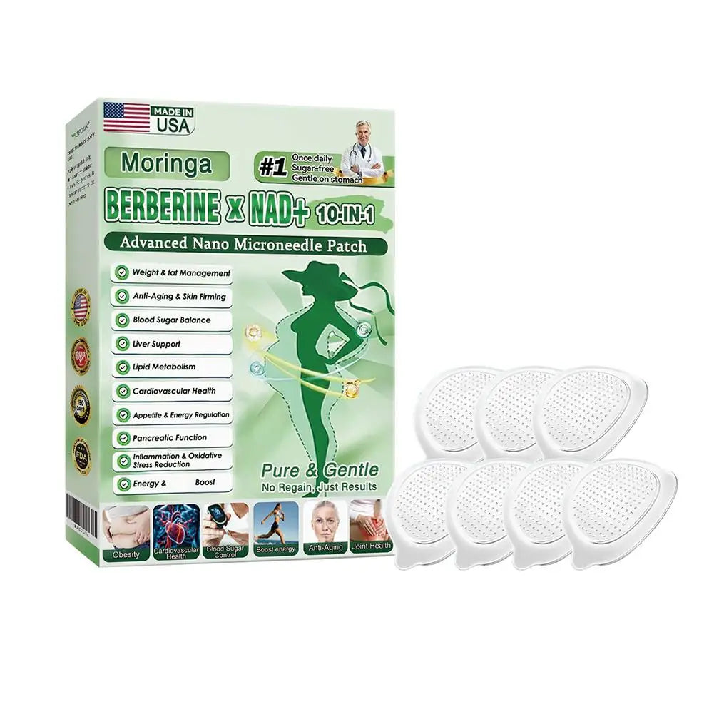Moringa Slimming Micro-needle Patch Gentle Refreshing Breathable Skin-conforming Daily Portable Skin-friendly Body Shaping Care