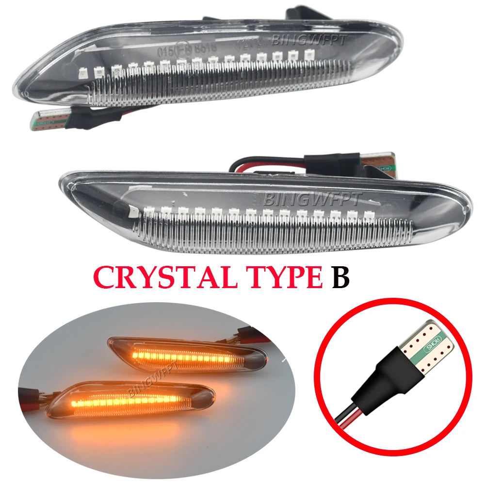 High Quality Dynamic LED Fender Light Side Marker For BMW E60 E61 E90 E91 E87 E81 E83 E84 E88 E92 E93 E82 E46 1 3 5