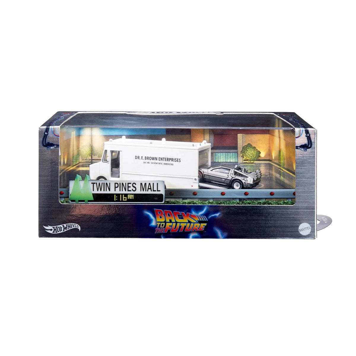 JKG05 HOT WHEELS 1:64 Back to the Future 40th Anniversary diecast alloy car model Children's toys and gifts