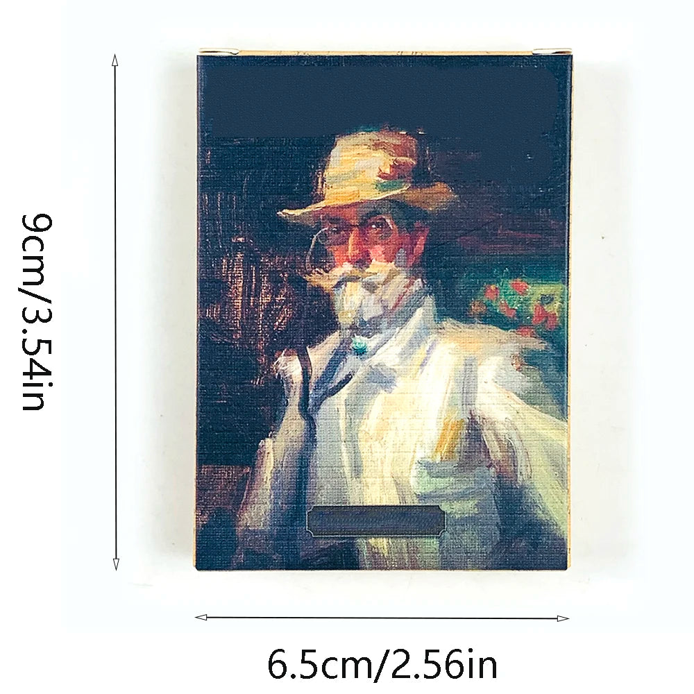 8.8*6.3CM Oracle Deck A 38 Oil Painting Style Cards Vibrant Illustrations,Perfect For Divination & Gift Giving Party Game