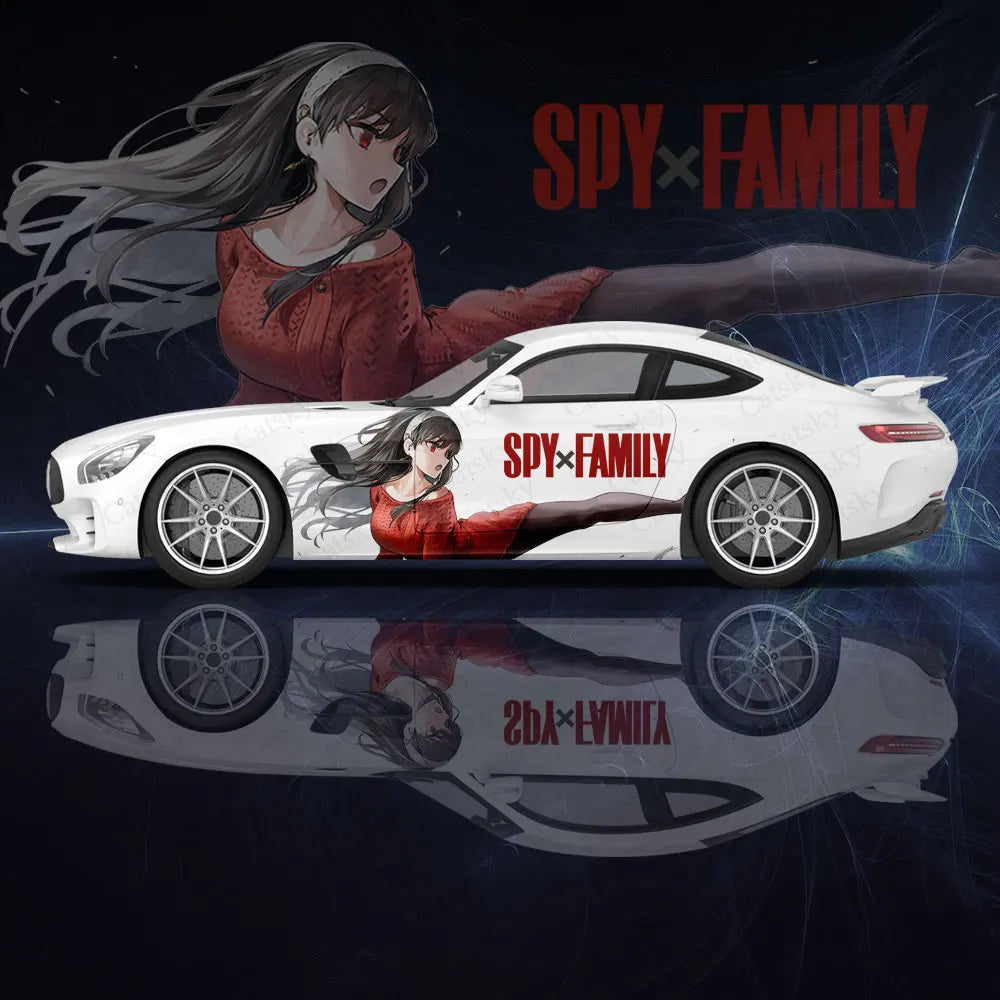 Yor Forger Sexy Anime Girl Car Body Stickers Anime Itasha Vinyl Car Side Decal Sticker Car Sticker Automotive Decor Film