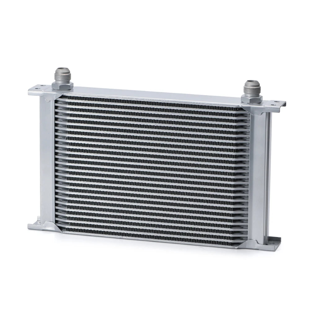 AN10 Aluminum Radiator 10/13/15/16/19/25/30 Row British Type Car Engine Oil Cooler Cooling Radiator Replacement Universal Cooler