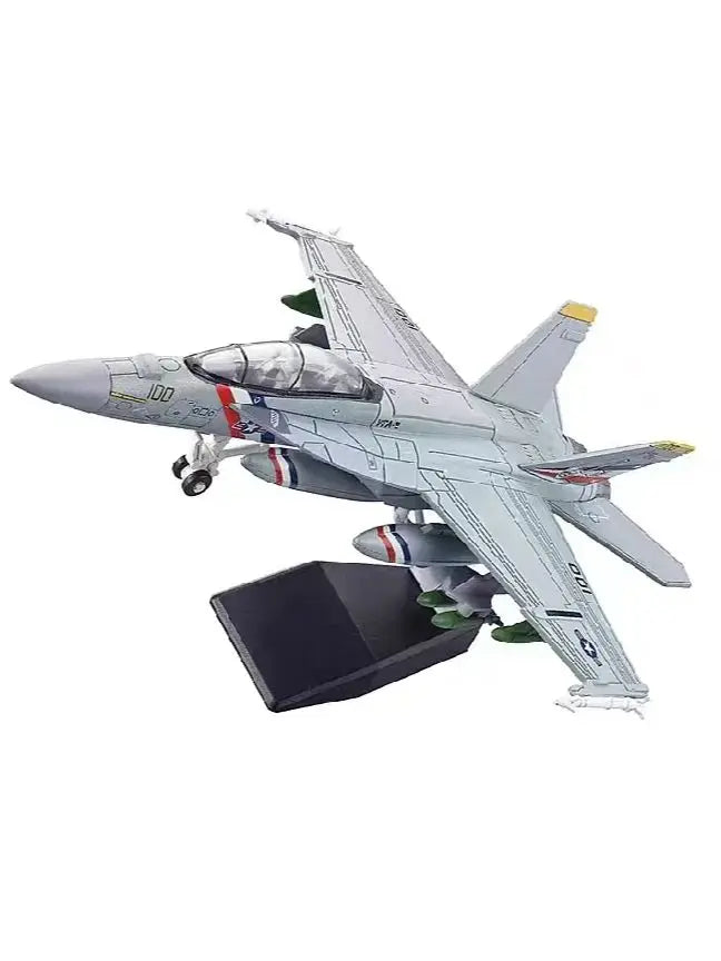1:72 Scale F/A-18 Super Hornet Bounty Hunter VFA-2 Plastic Diecast Aircraft Model US Navy Fighter Jet Collectible Toy Gift