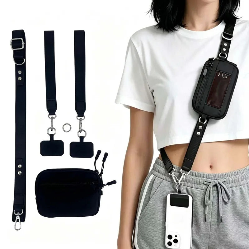 Small Crossbody Chest Bag for Women,phone Strap, Mini Pouch for Daily Commuting, Walking, Shopping, Short Trips and Casual