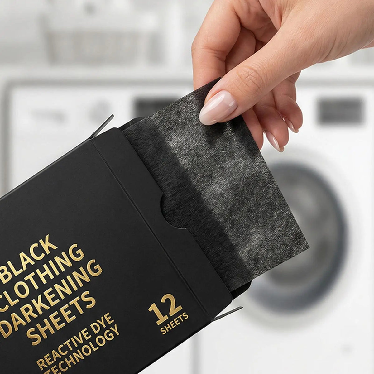Washing Machine Black Dye Long Lasting Intense Garment Clothing Care Washing Machine Fabric Color Booster for Collar Cuffs Jeans