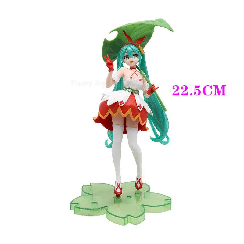 Anime Figure Wedding Dress Action Figures Kawaii Swimsuit Vocaloid PVC Collectible Model Toys Girl Gift