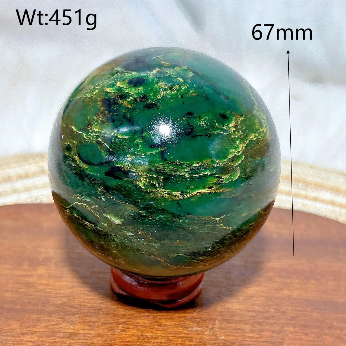 Healing Natural Crystal Emerald Sphere High Quality Polished Ball Gemstones Mineral Home Decorations Ornament Room Decor Gift