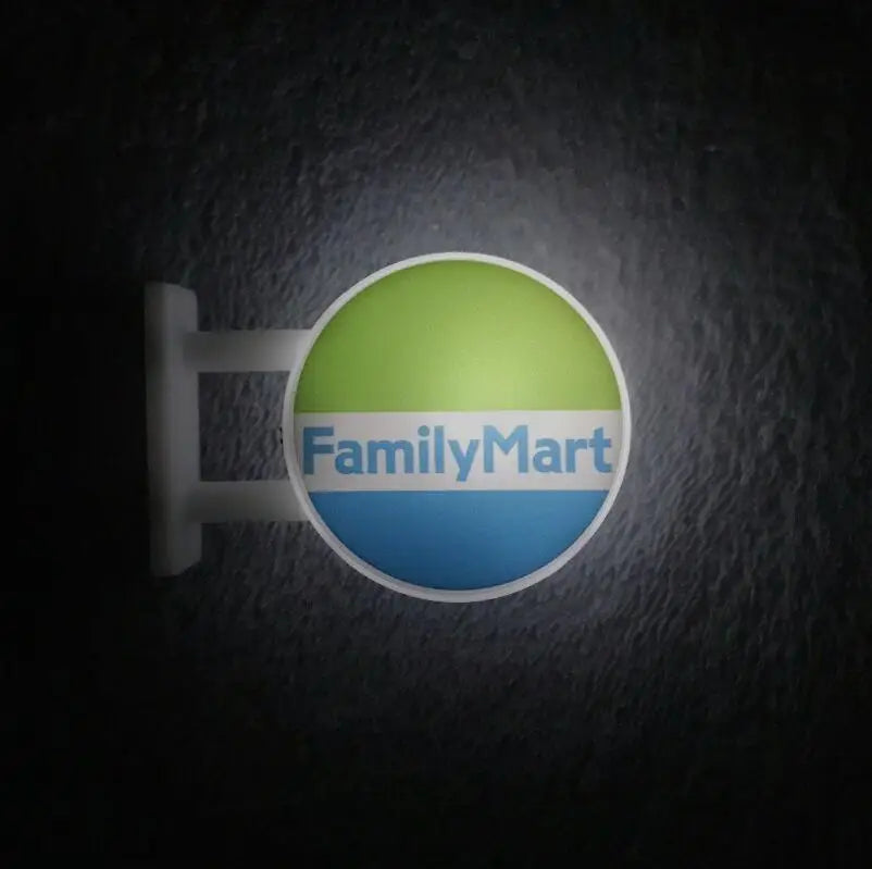 Magnetic Family Mart Hand Touch LED Refrigerator Sticker Lawson Convenience Store Luminous USB Fridge Stickers Home Decoration