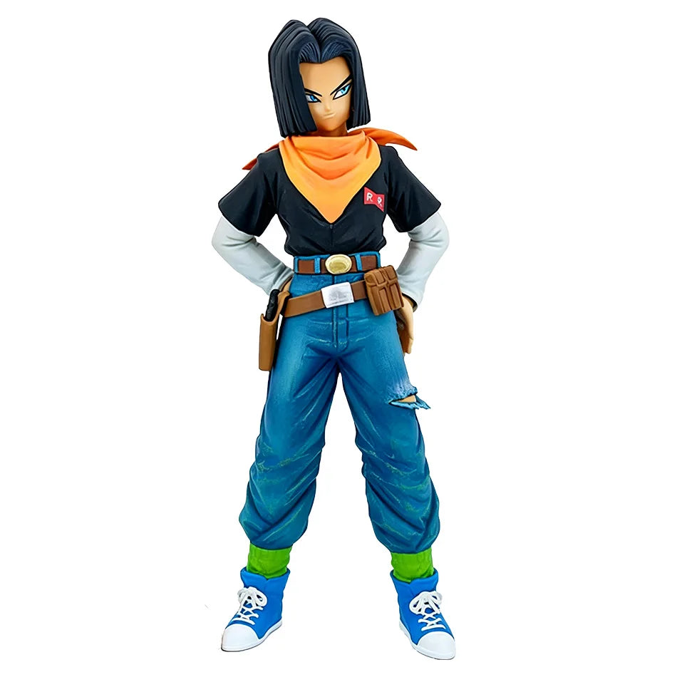 26CM Dragon Ball Z Android 18 Anime Figure Action Figures Pvc Model Statue Collection Decoration Toys Ornaments Christmas Gift