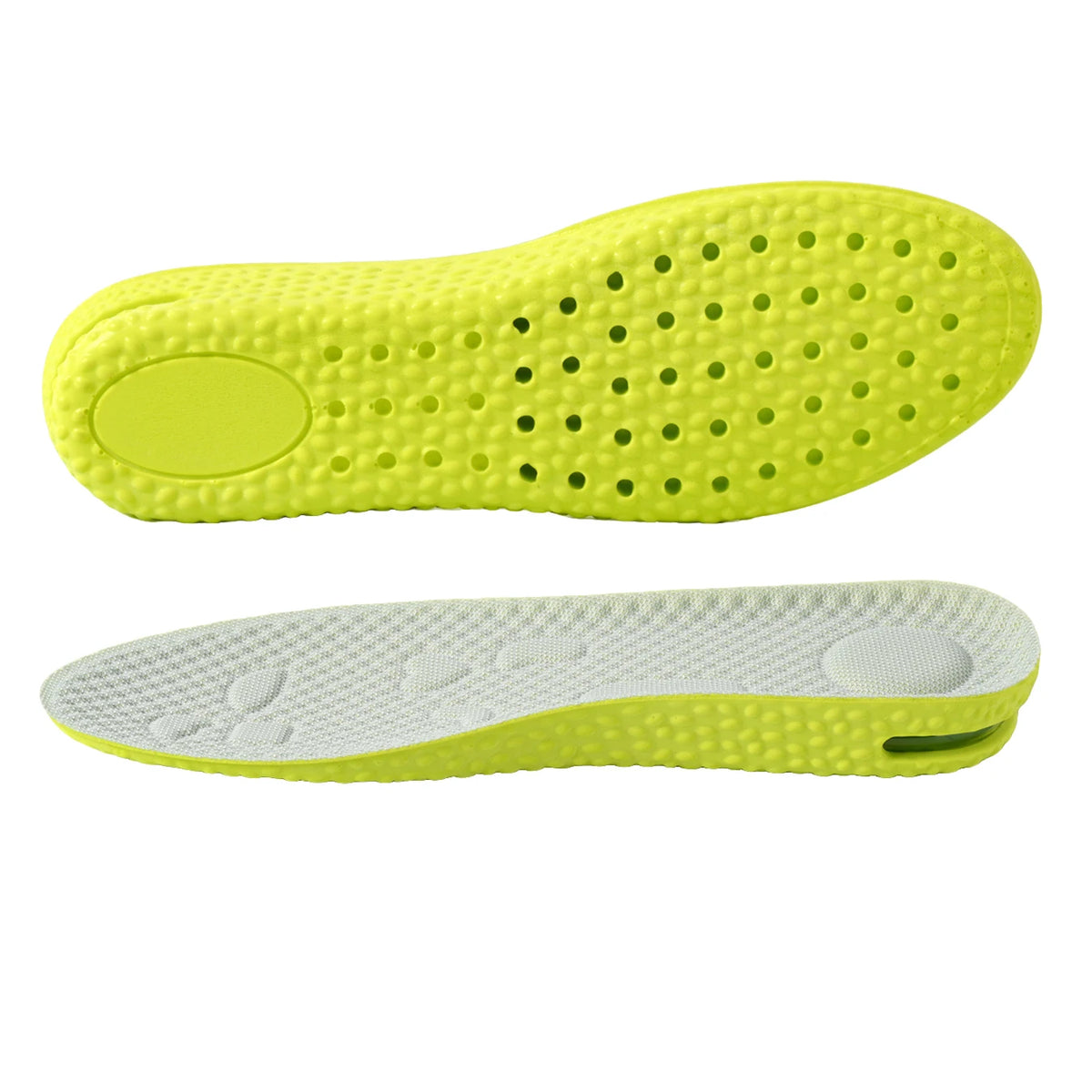 1Pair/3Pairs Height Increasing Insoles with Air Cushion Latex High Elasticity Comfortable Shoe Inserts for Comfort