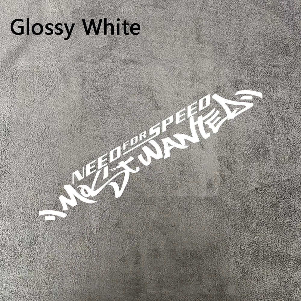 1pc Need For Speed Most Wanted Text Vinyl Sticker Waterproof Tuning Decal for Car Door Hood Window Side Body Decor