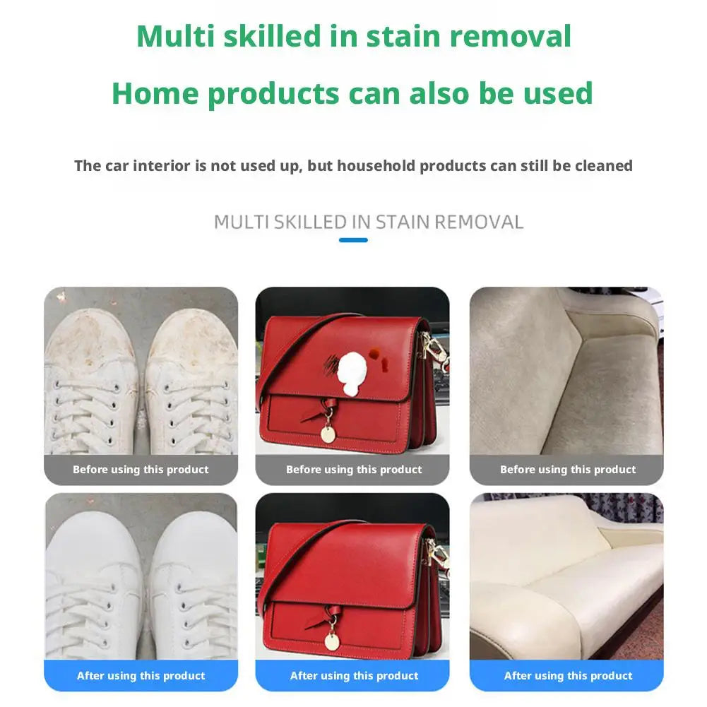 150ml Foam Cleaner All-purpose Deep Cleaning Spray for Car Interior Leather Plastic & Fabric Car Bathroom & Sofa Cleaning Tools