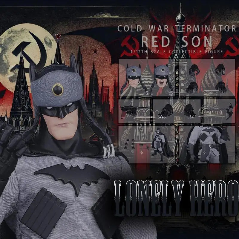 Genuine In Stock Joy Manmtoys 1/12 Jm001 Red Series Cold War Terminator Action Figure Hero Batman Design 6 Inches Model