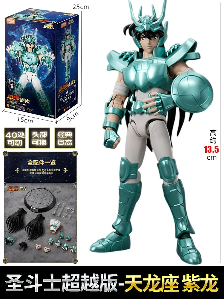 Blokees Saint Seiya Dragon Shiryu Superior Version Assemble Action Figure Model Collectible Anime Hobby Toy