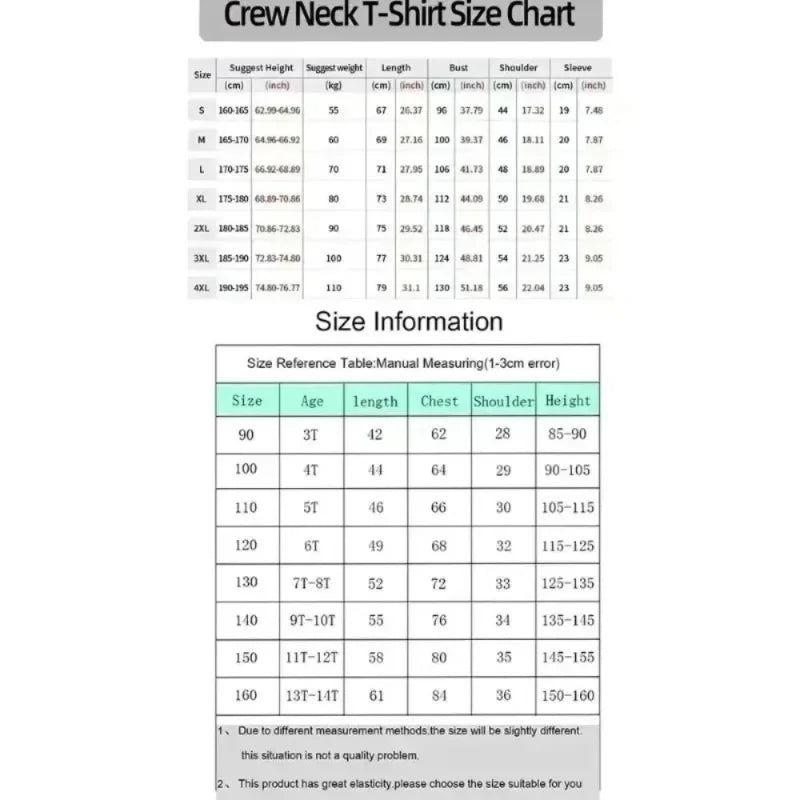 Demon Slayer Anime Kamado Nezuko Co Branded T-shirt Summer Men's Harajuku Plus Size Loose Casual Parent Child Short Sleeved Tops