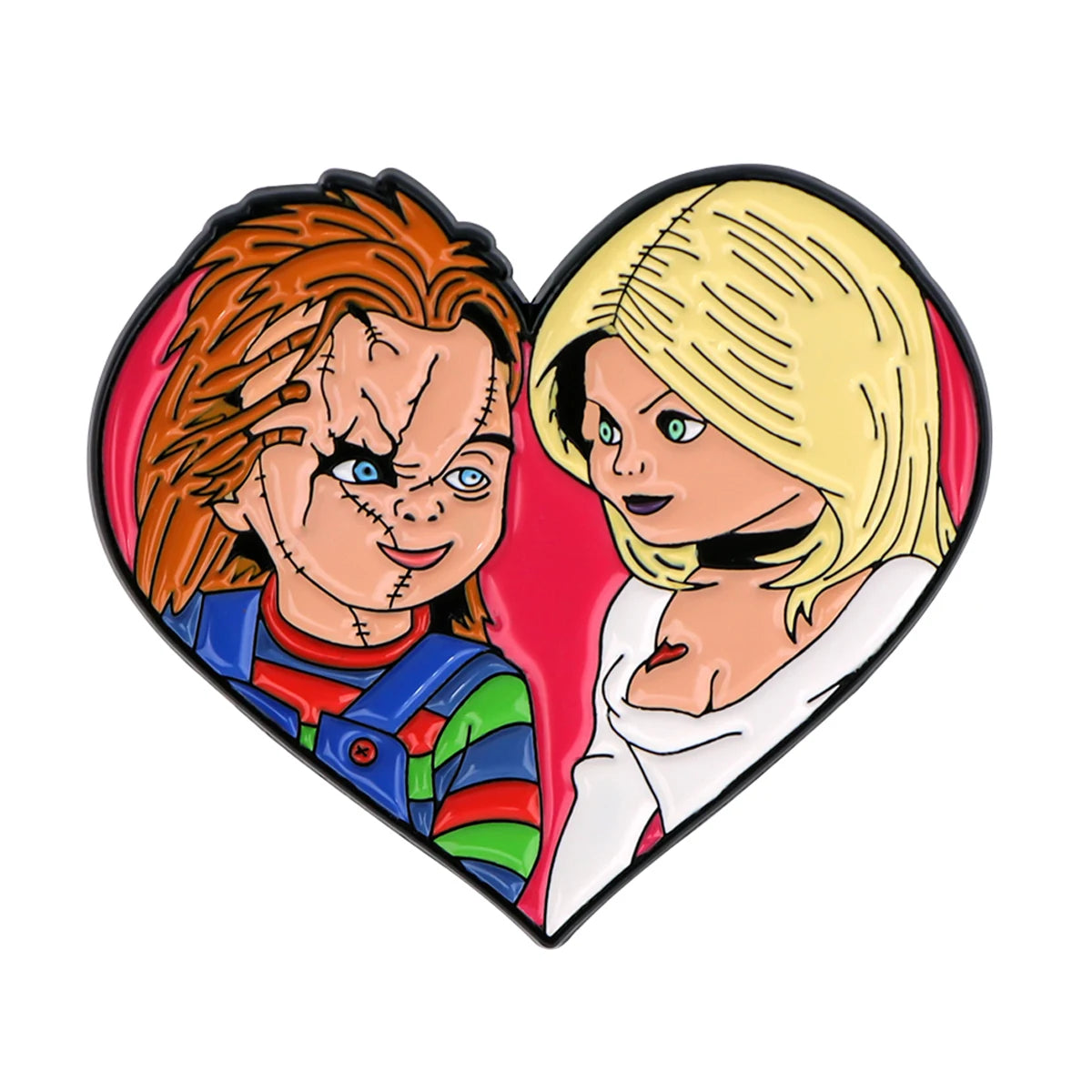 Good Guys Enamel Pin Horror Movie Badges on Backpack Brooches For Women Lapel Pin Halloween Jewelry Cosplay Accessories Gifts