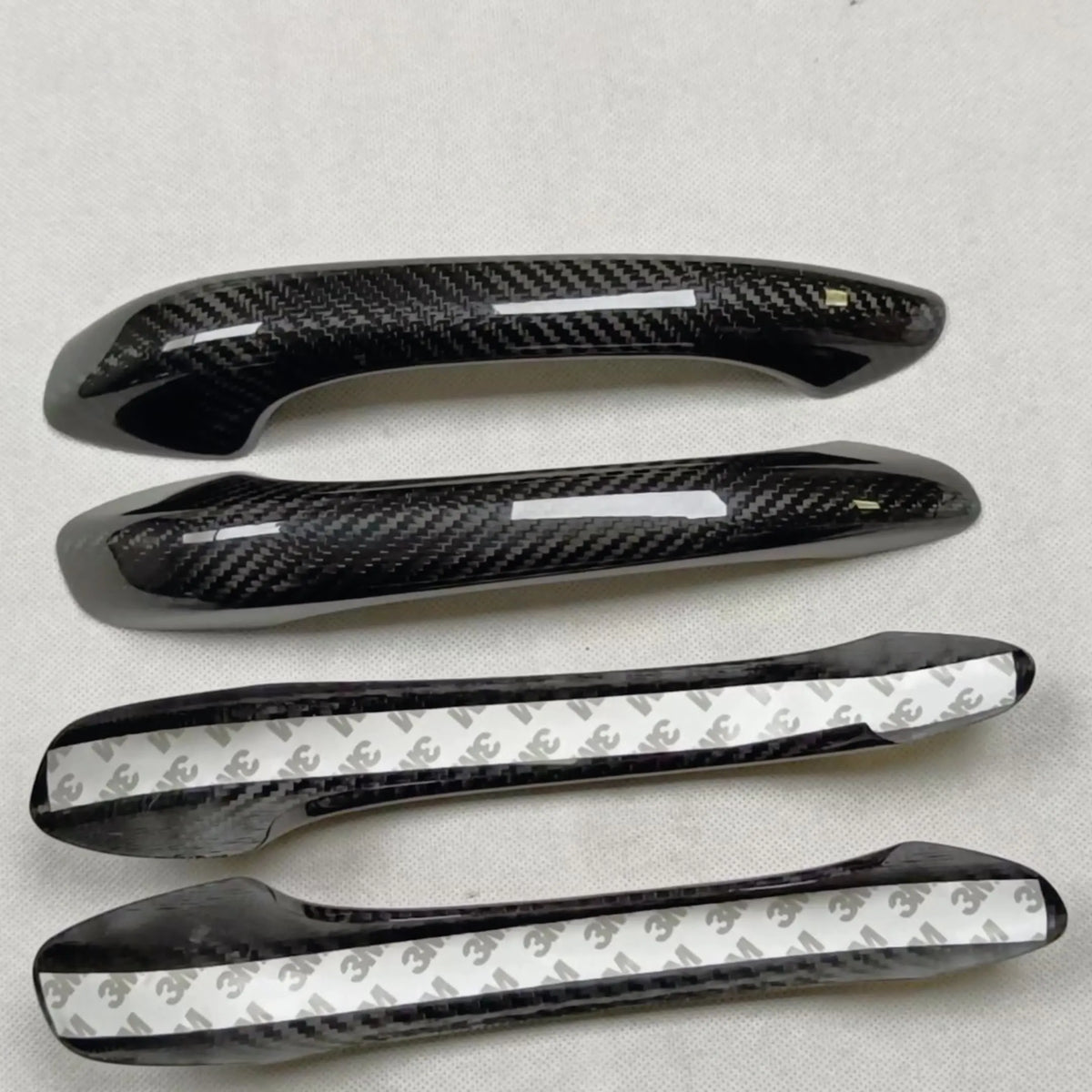 Carbon Fiber Door Handle Dry Carbon Door Handle Housing Shell Protective Cover for Porsche Macan Cayenne 2010-2023