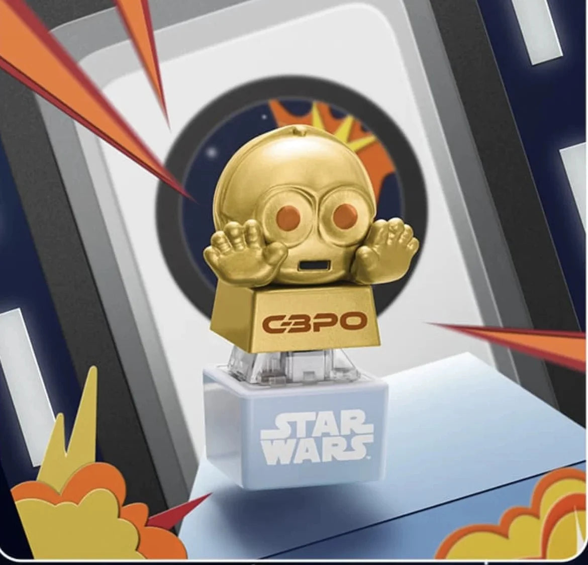 In Stock Star Wars Genuine Keycaps Blind Box Boba Darth Stirmtroopiy Luke R2 D2 C 3po Anime Figures Desktop Trendy Toys Gifts