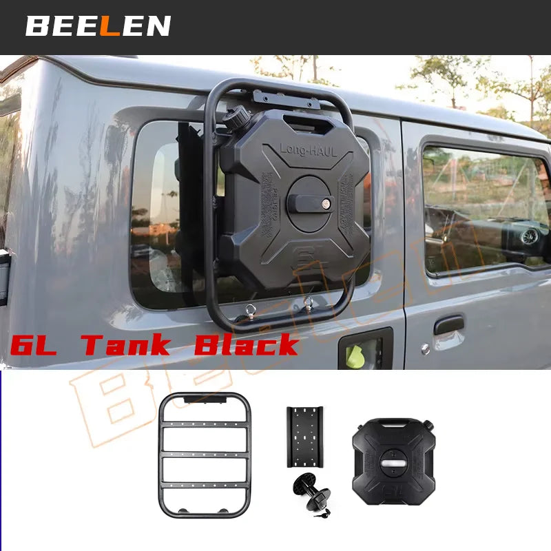 10L 6L Portable Gas Petrol Canister with Lock & Key for Suzuki Jimny JB64 JB74 2019 2020, Auxiliary Fuel Tank Accessories