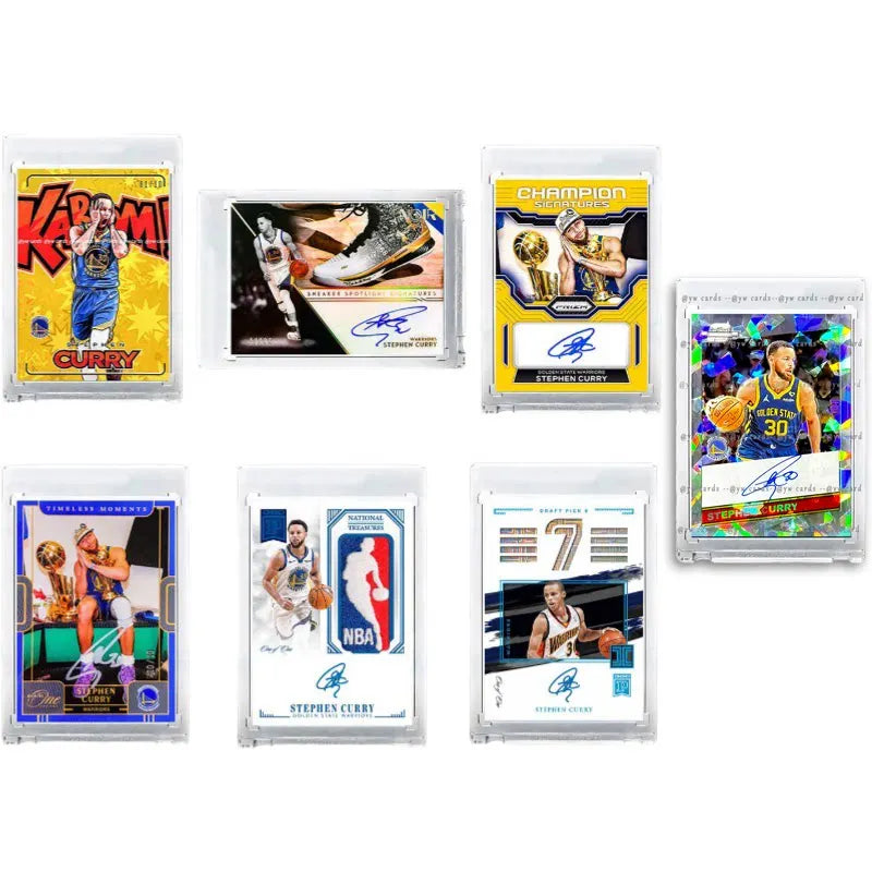 DIY Custom NBA Basketball Autograph Refractor Jersey Patch Cards Stephen Curry LeBron James Kevin Durant Fan Collectible Gift