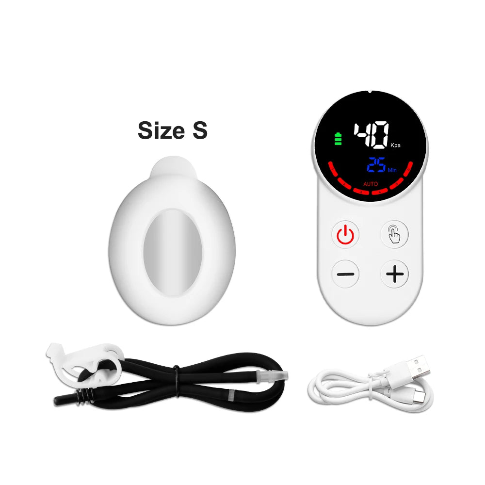 Pectus Excavatum Vacuum Bell with Automatic Pump Pectus Excavatum Orthosis Brace for Sunken Chest Thoracic Depression Support