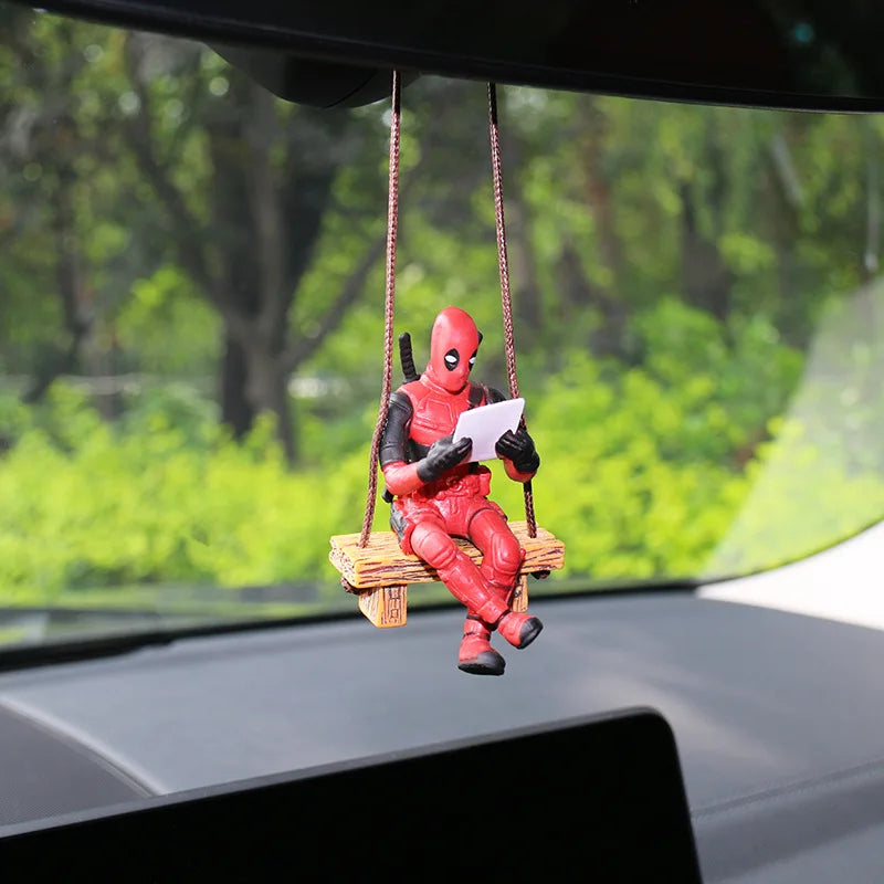 Deadpool 2 Action Figure X-Men Swing Posture Anime Doll Car Charm Decoration PVC Collection Figurine Kids Toys