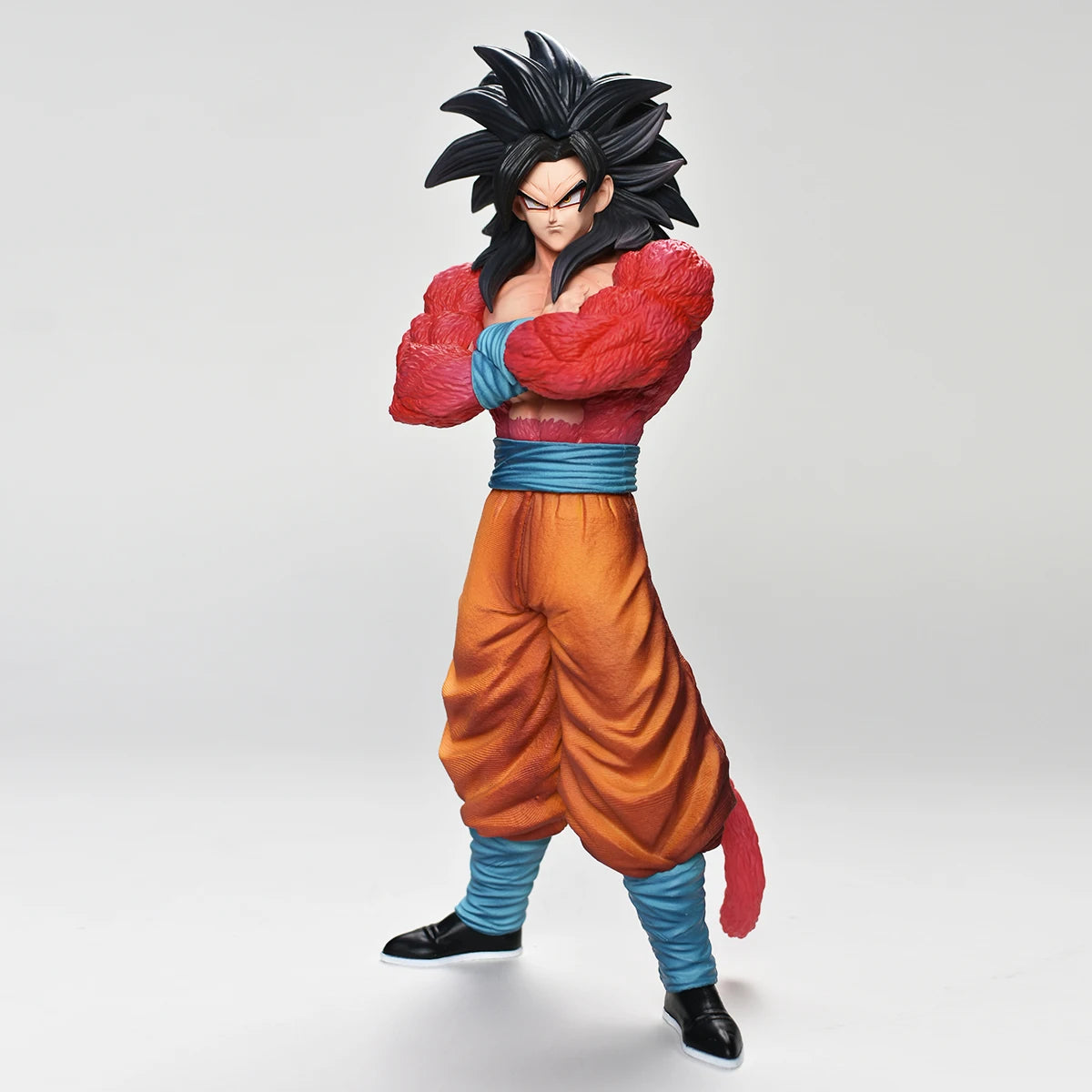 29cm/11.4in Anime Dragon Ball Z Figure Goku Action Figure Goku Super Saiyan 4 Figure Collectible Model Statue Toy Gift