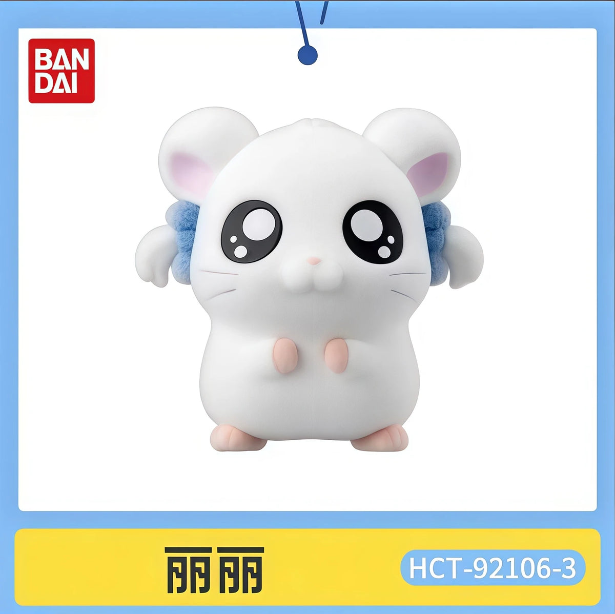 Bandai Genuine Hamtaro Hamster Collection Ornaments Anime Figure Model Kawaii Doll 6pcs Desktop Decoration Collection Toys Gifts