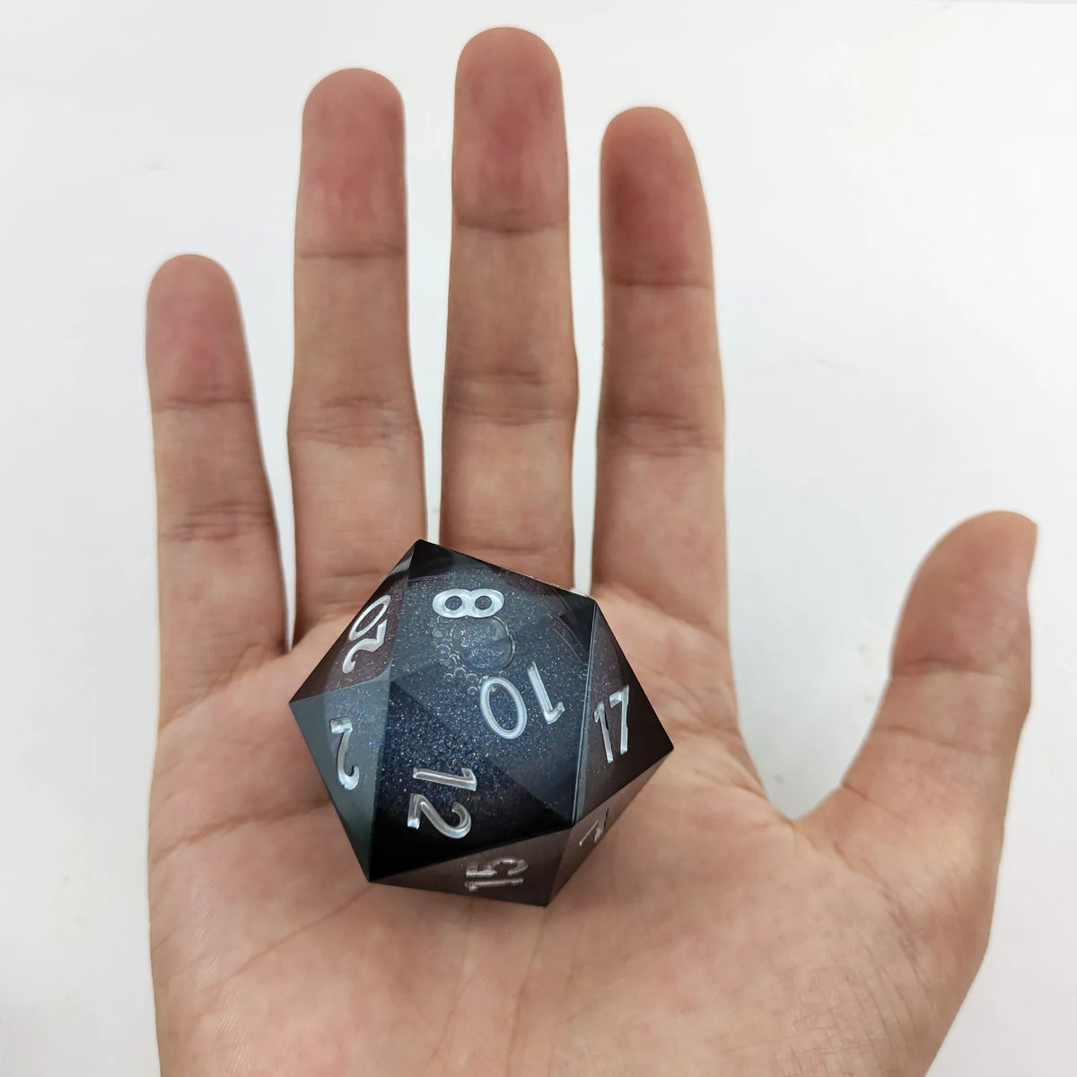 35mm Large Single Polyhedral Resin Quicksand Dice Entertaining Board Game Toys